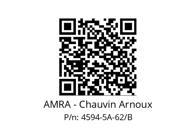   AMRA - Chauvin Arnoux 4594-5A-62/B