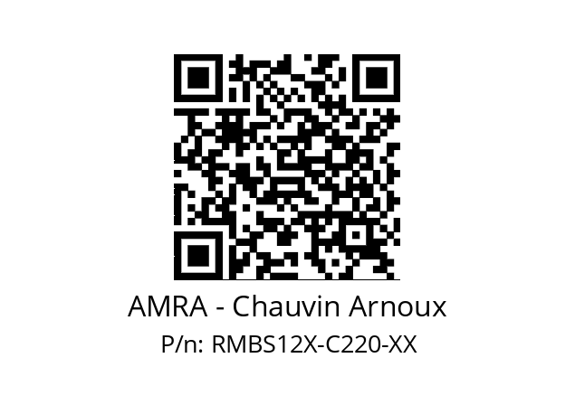   AMRA - Chauvin Arnoux RMBS12X-C220-XX