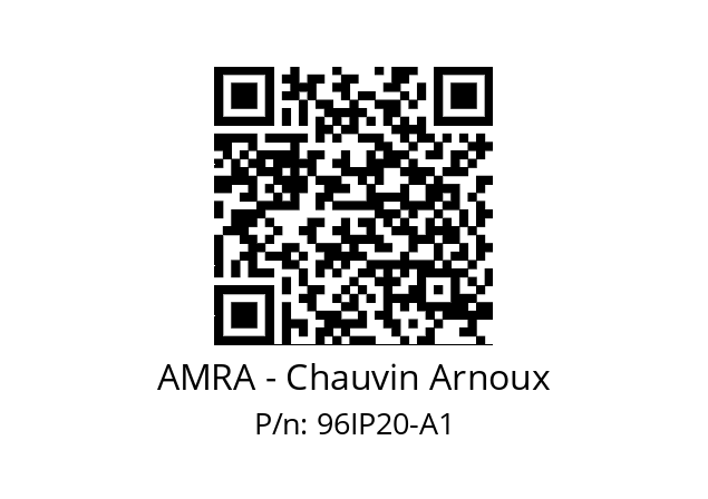   AMRA - Chauvin Arnoux 96IP20-A1