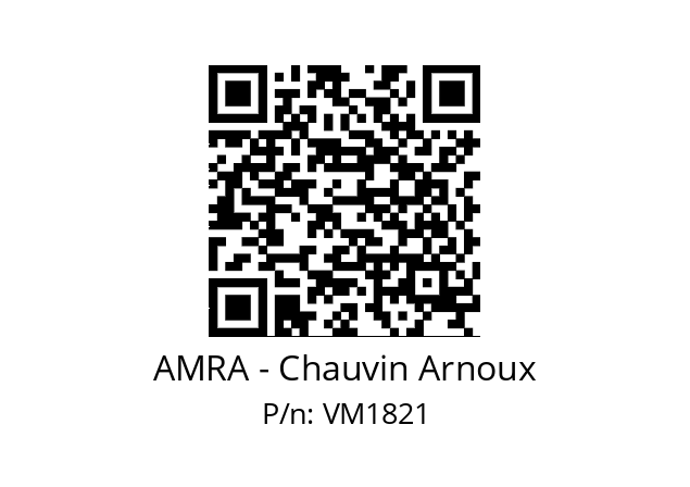   AMRA - Chauvin Arnoux VM1821