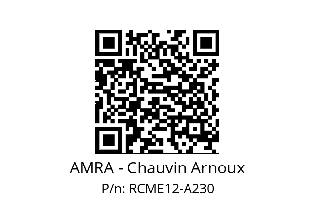   AMRA - Chauvin Arnoux RCME12-A230