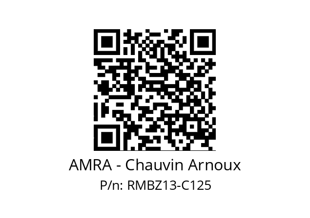   AMRA - Chauvin Arnoux RMBZ13-C125