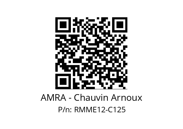   AMRA - Chauvin Arnoux RMME12-C125