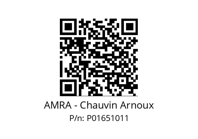   AMRA - Chauvin Arnoux P01651011