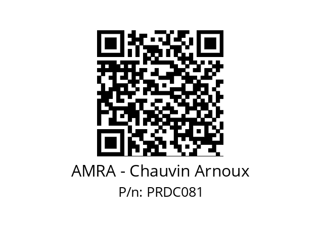   AMRA - Chauvin Arnoux PRDC081