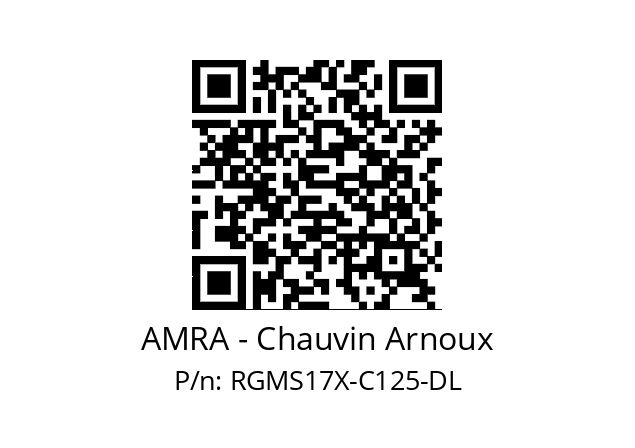   AMRA - Chauvin Arnoux RGMS17X-C125-DL