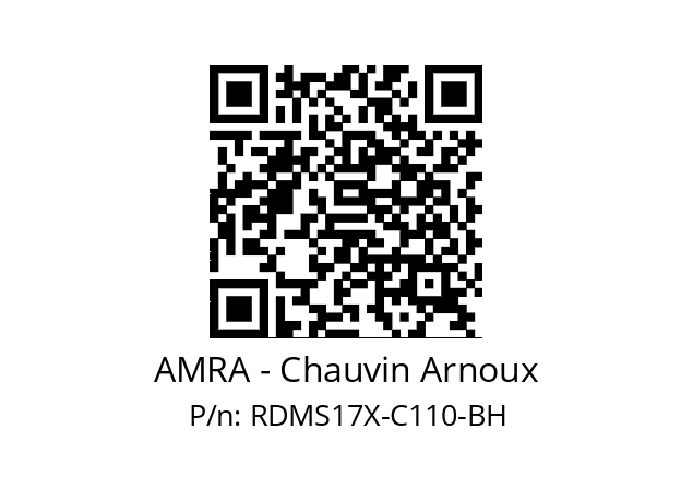   AMRA - Chauvin Arnoux RDMS17X-C110-BH