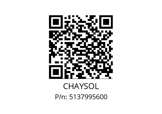   CHAYSOL 5137995600