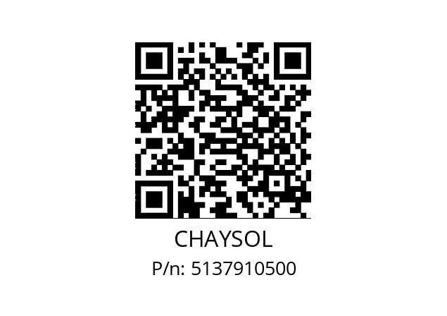   CHAYSOL 5137910500