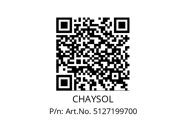   CHAYSOL Art.No. 5127199700