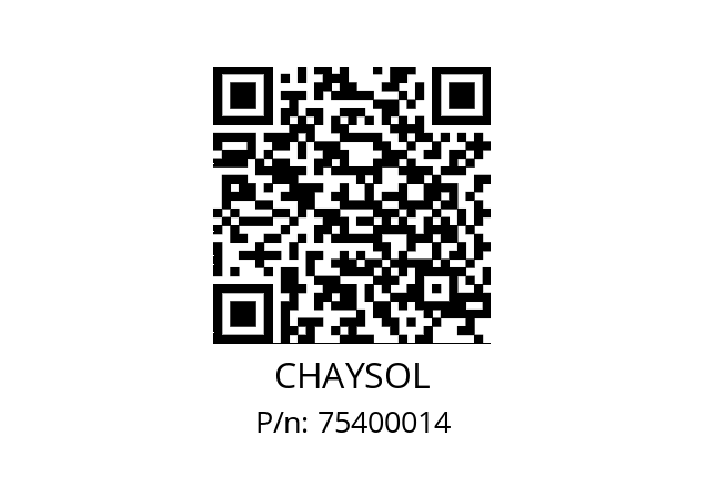   CHAYSOL 75400014