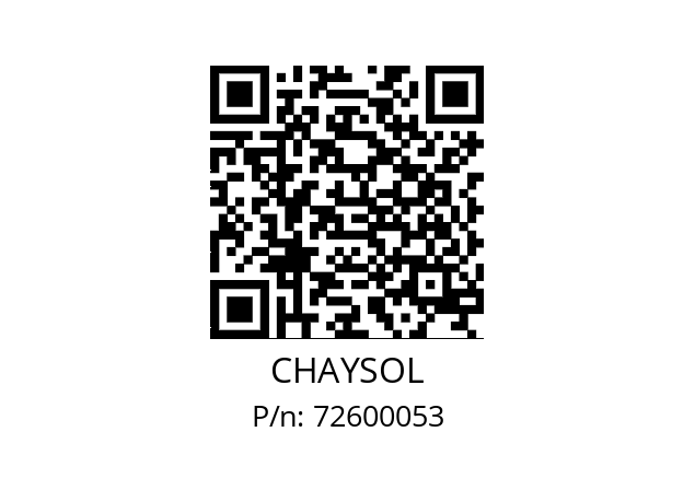   CHAYSOL 72600053