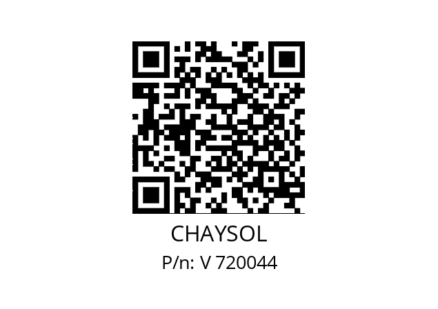   CHAYSOL V 720044