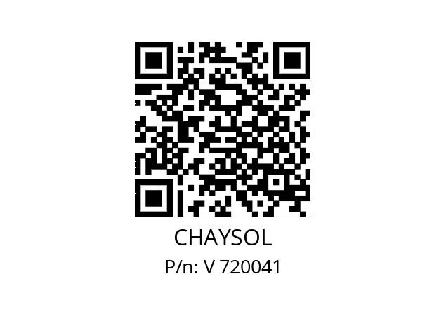   CHAYSOL V 720041