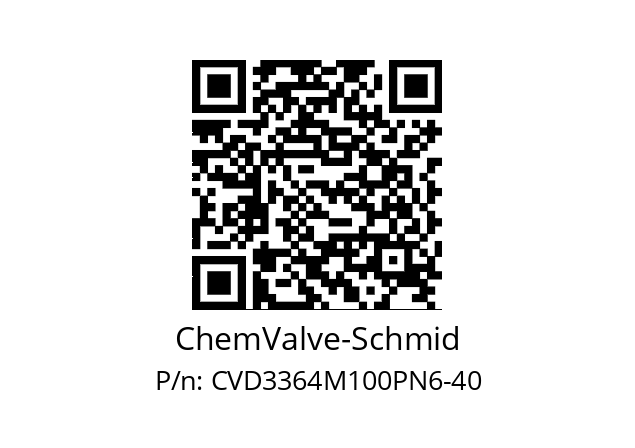   ChemValve-Schmid CVD3364M100PN6-40