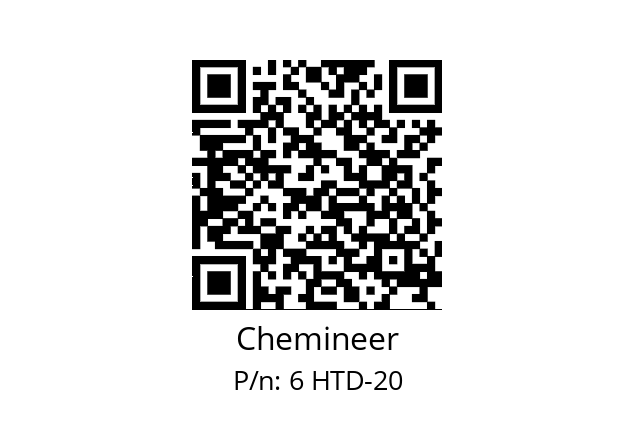   Chemineer 6 HTD-20