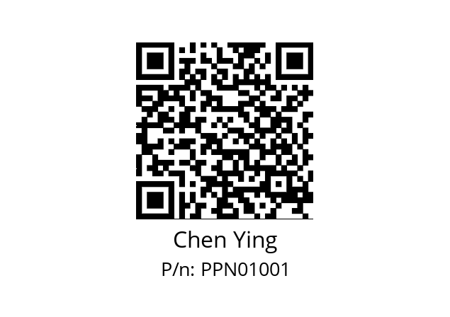   Chen Ying PPN01001