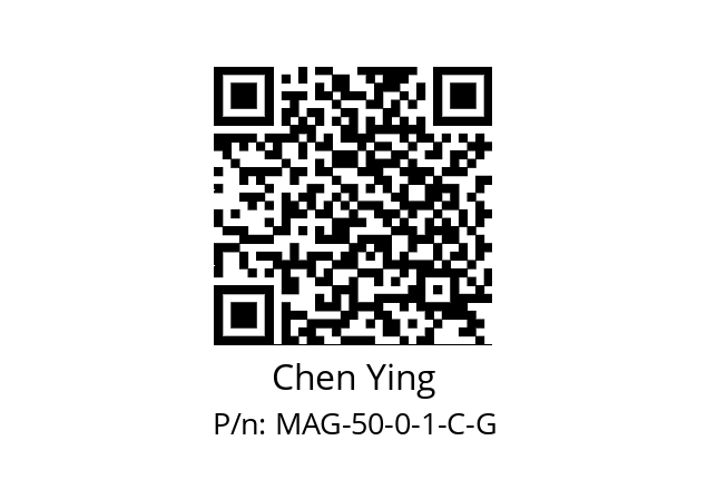   Chen Ying MAG-50-0-1-C-G