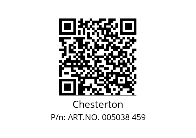   Chesterton ART.NO. 005038 459