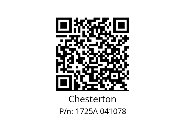   Chesterton 1725A 041078