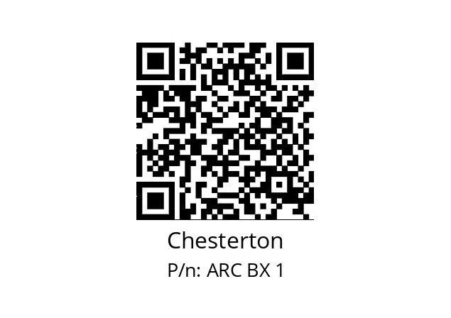   Chesterton ARC BX 1