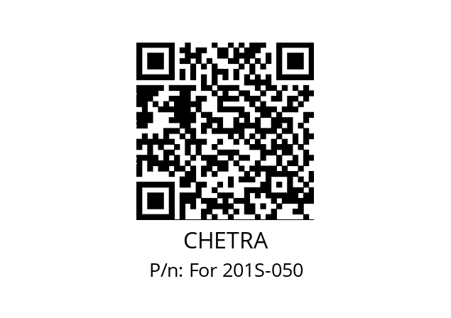   CHETRA For 201S-050