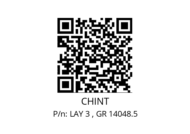   CHINT LAY 3 , GR 14048.5