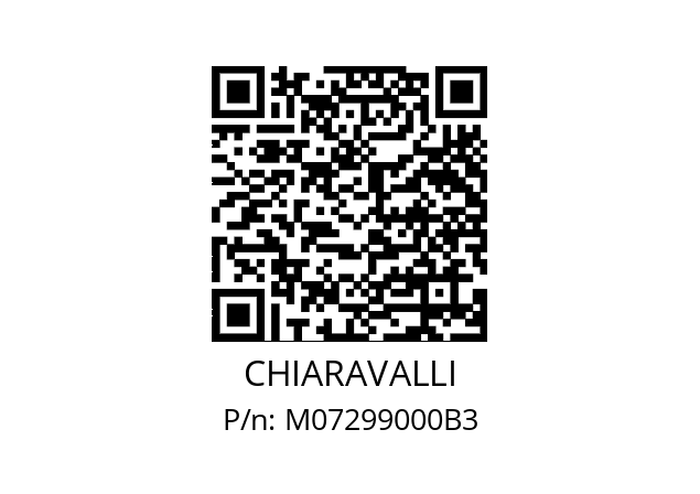  CHMR-75 100 B3 CHIARAVALLI M07299000B3