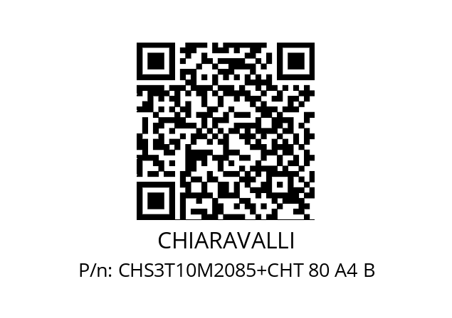   CHIARAVALLI CHS3T10M2085+CHT 80 A4 B