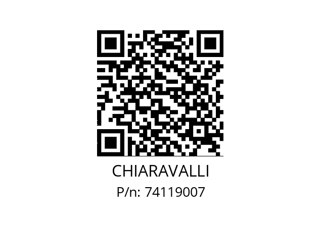  4-12B1 INOX CHIARAVALLI 74119007