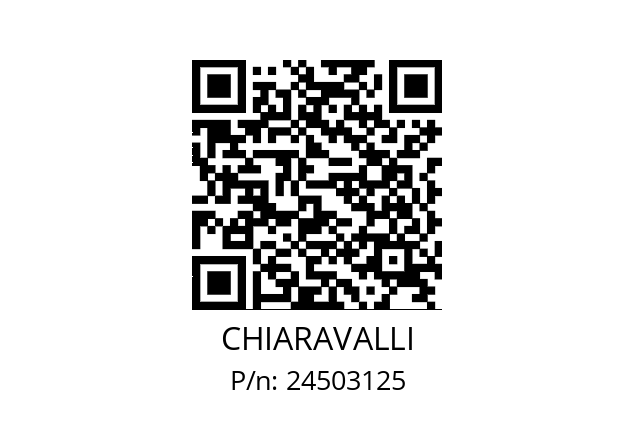  50 R31 Z 25 CHIARAVALLI 24503125