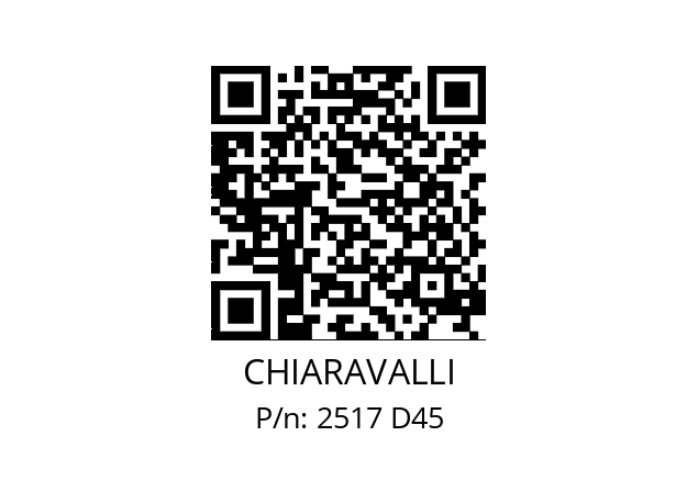   CHIARAVALLI 2517 D45