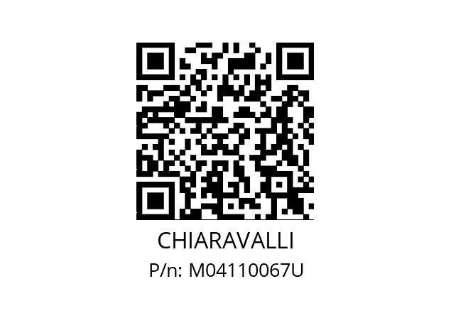   CHIARAVALLI M04110067U