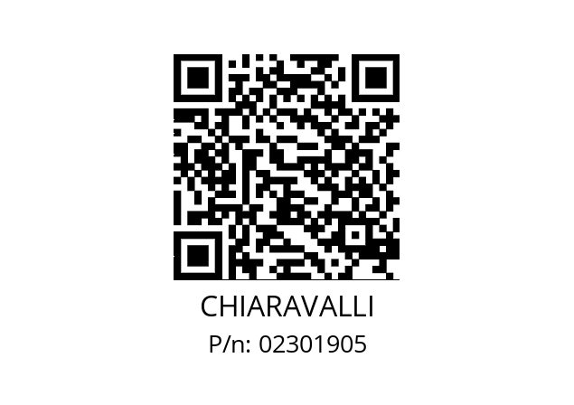   CHIARAVALLI 02301905