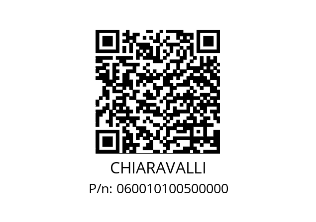  CHV 05 D.14 B5 CHIARAVALLI 060010100500000