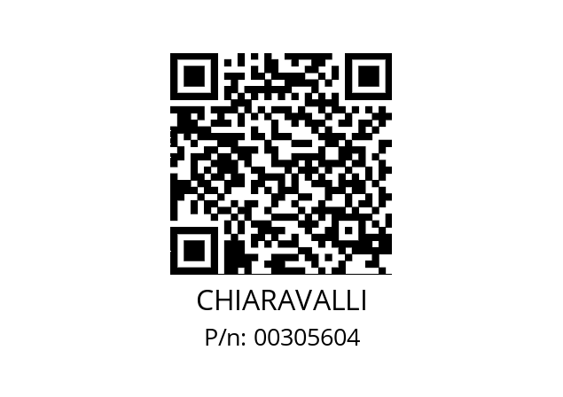   CHIARAVALLI 00305604