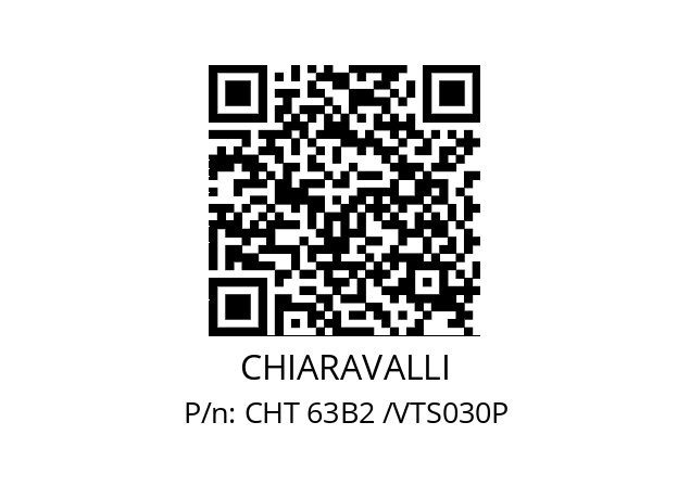   CHIARAVALLI CHT 63B2 /VTS030P