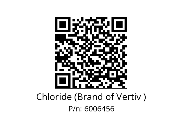   Chloride (Brand of Vertiv ) 6006456