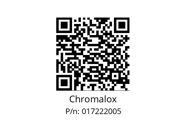   Chromalox 017222005