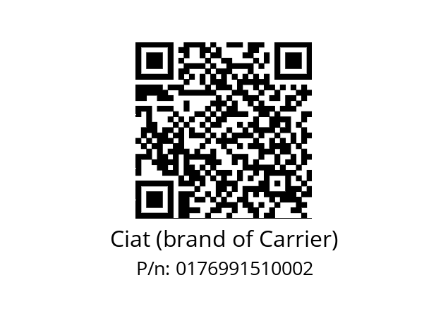   Ciat (brand of Carrier) 0176991510002