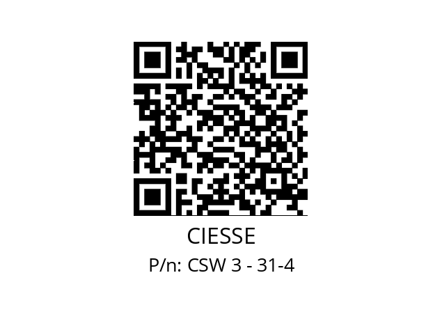   CIESSE CSW 3 - 31-4