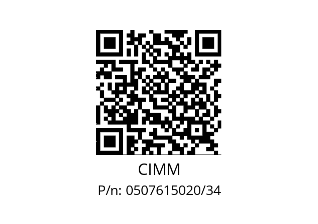   CIMM 0507615020/34