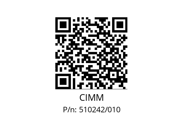   CIMM 510242/010