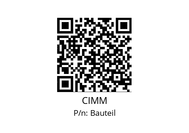   CIMM Bauteil