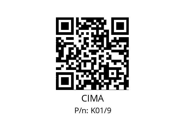   CIMA K01/9