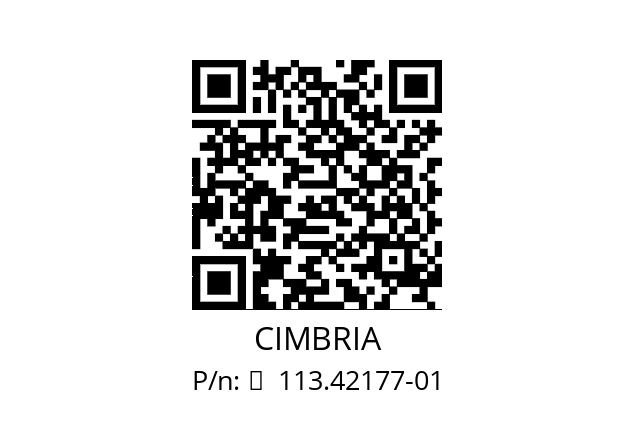   CIMBRIA 	  113.42177-01