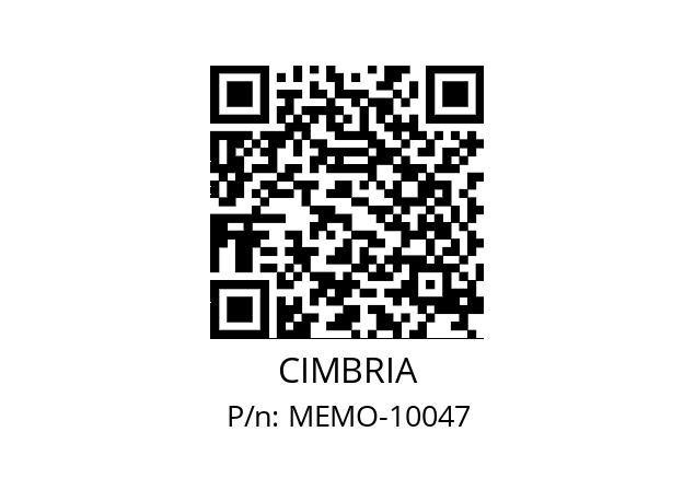   CIMBRIA MEMO-10047