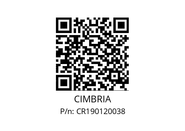   CIMBRIA CR190120038