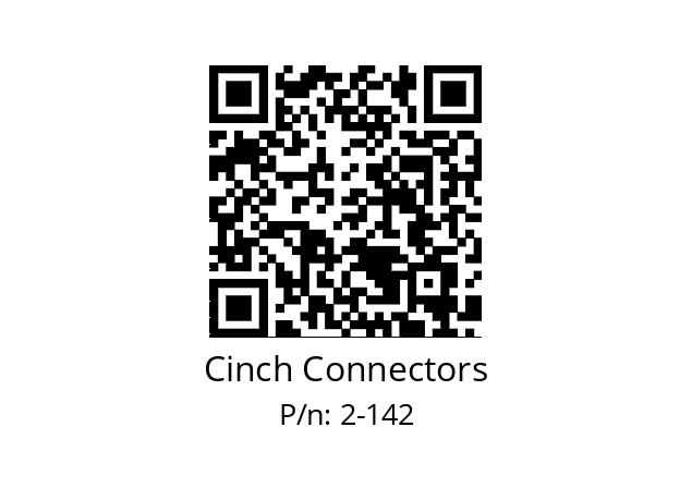   Cinch Connectors 2-142