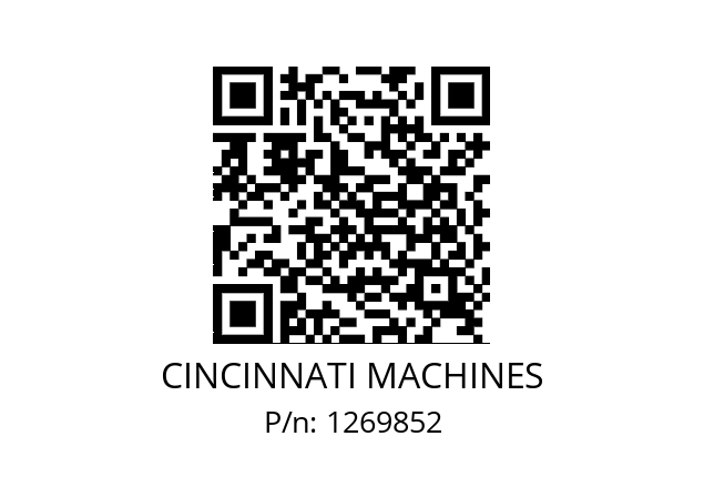   CINCINNATI MACHINES 1269852